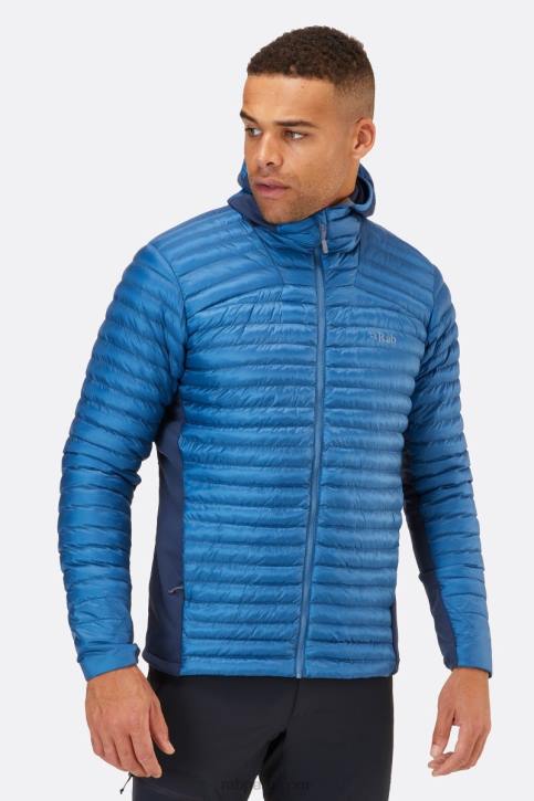 Chaqueta Con Capucha Cirrus Flex 2.0 Tt64807 Mezclilla Hombres Rab