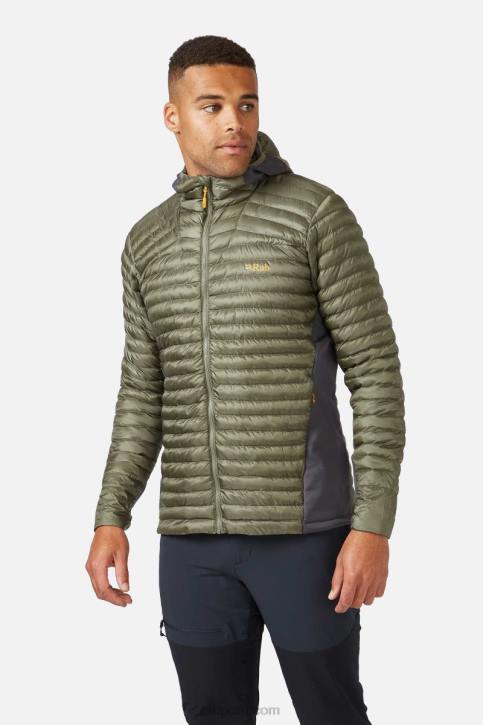 Chaqueta Uso Con Capucha Cirrus Flex 2.0 Tt64808 Caqui Claro Hombres Rab