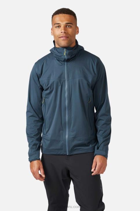 Chaqueta Impermeable Cinética 2.0 Tt64922 Noche Azul Hombres Rab