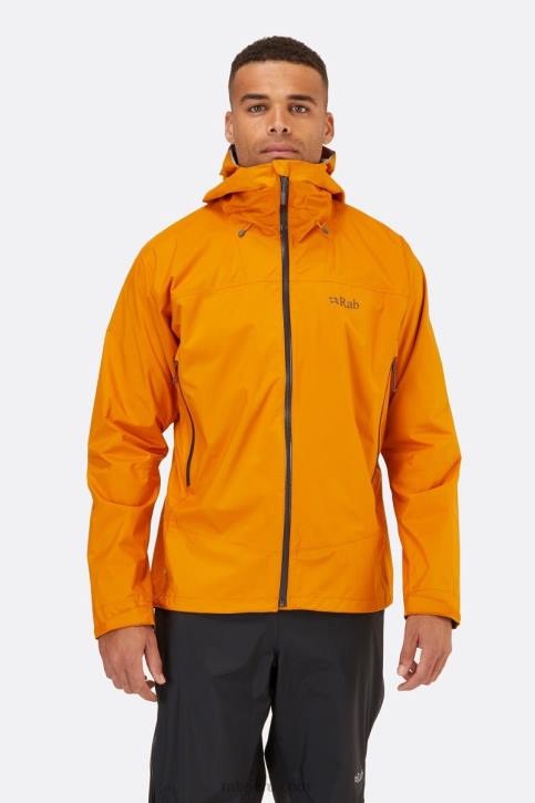 Chaqueta Impermeable Downpour Plus 2.0 Tt64894 Atardecer Hombres Rab