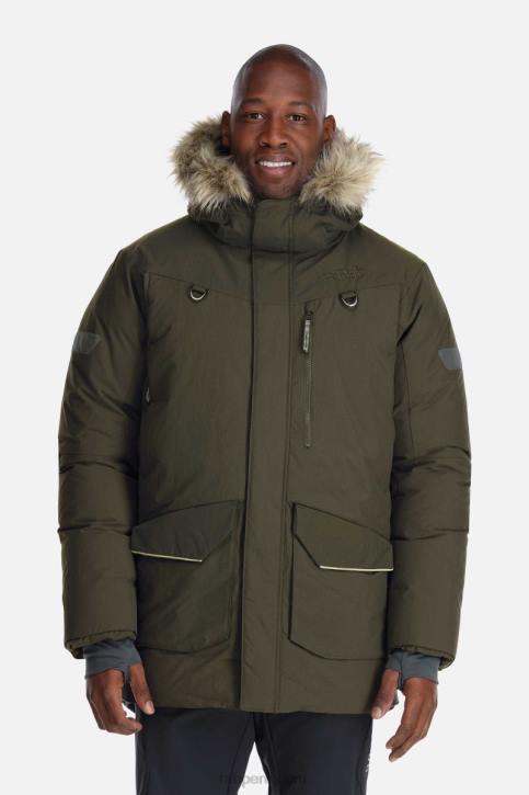 Parka De Plumón Arctus Tt64791 Ejército Hombres Rab