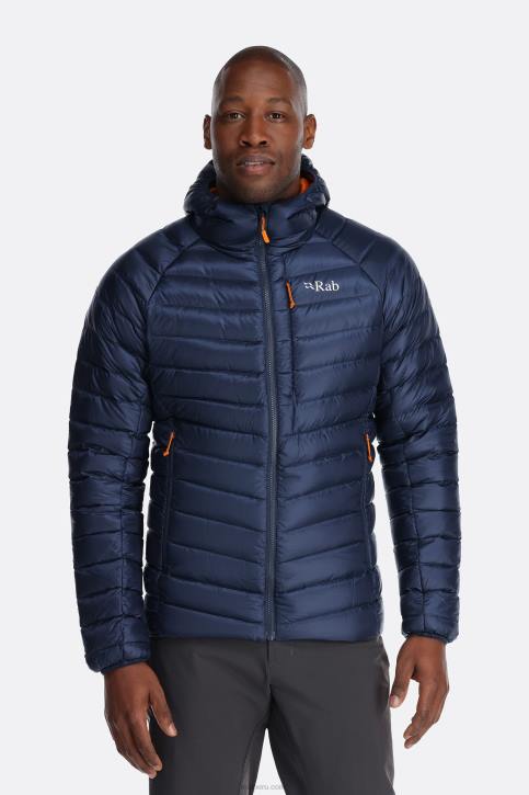 Sudadera Con Capucha De Plumón De Argón Tt64826 Tinta Profunda Hombres Rab