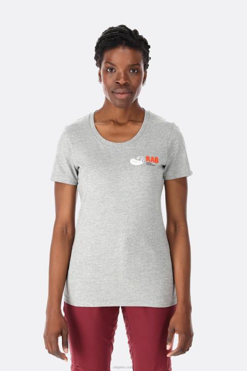 Postura Camiseta Vintage Tt64398 Gris Marga Mujer Rab