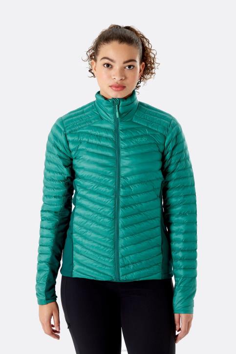 Chaqueta Conducir Cirrus Flex 2.0 Tt6486 Tormenta Verde Mujer Rab