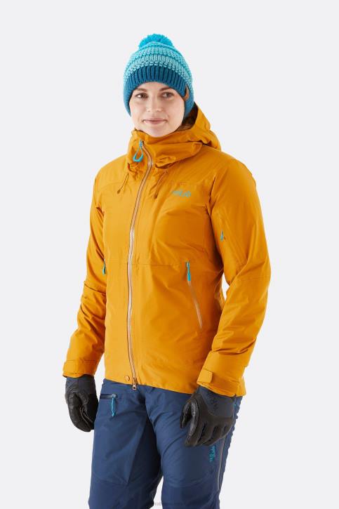 Chaqueta Khroma Volition Gore-tex Tt6470 Nogal Oscuro Mujer Rab