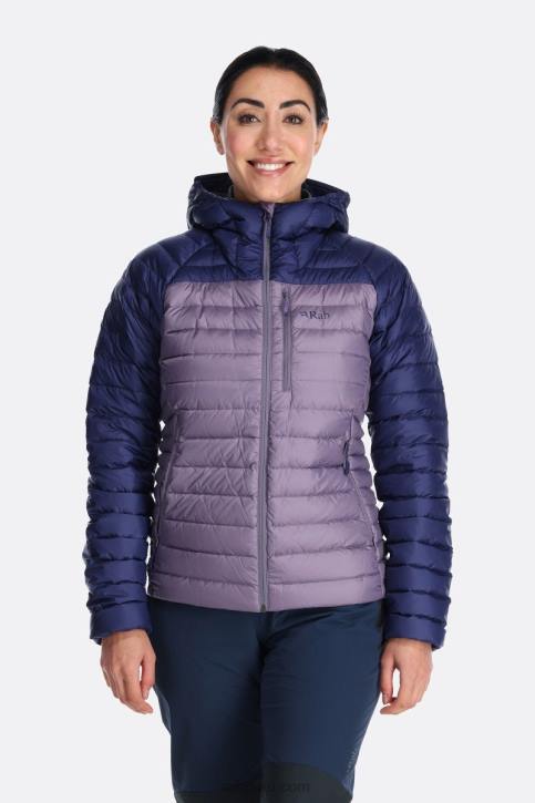 Plumífero Alpino Ultraligero Tt6418 Patriota Azul/morado Salvia Mujer Rab
