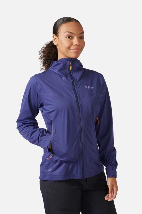 Chaqueta Impermeable Cinética 2.0 Tt64209 Patriota Azul Mujer Rab