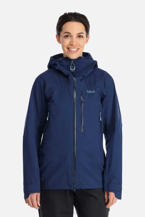 Chaqueta Impermeable Cortafuegos Tt64174 Tinta Profunda Mujer Rab