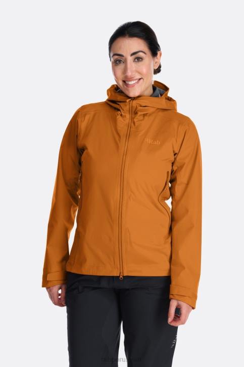 Chaqueta Impermeable Kinetic Alpine 2.0 Tt64214 Mermelada Mujer Rab