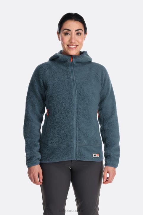 Chaqueta De Piel De Oveja Tt64308 Azul Orión Mujer Rab