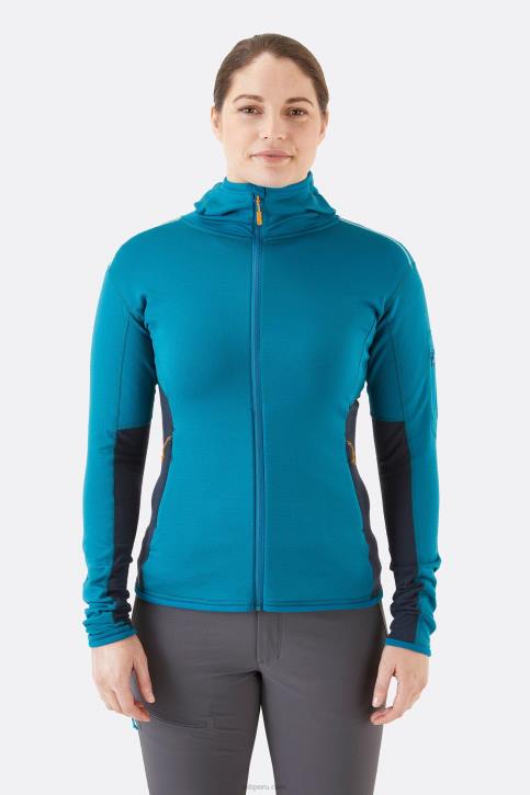 Sudadera Con Capucha De Forro Polar Syncrino Tt64377 Ultramarino Mujer Rab