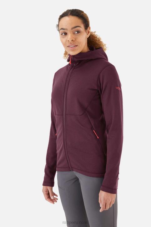 Sudadera Con Capucha Geon Tt64357 Brezo Profundo Mujer Rab