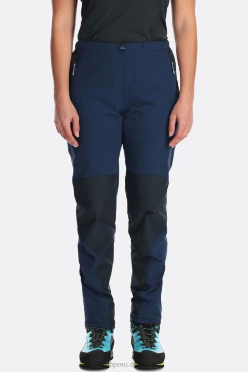 Pantalones De Torsión Tt64445 Tinta Profunda Mujer Rab