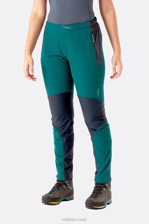 Pantalones De Torsión Tt64447 Verde Sagano Mujer Rab