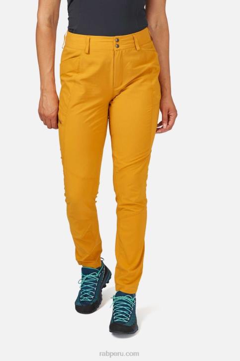 Pantalones Ligeros Inclinados Tt64435 Nogal Oscuro Mujer Rab