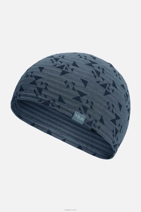 Gorro Con Estampado De Filamentos Tt64566 Azul Orión Unisexo Rab