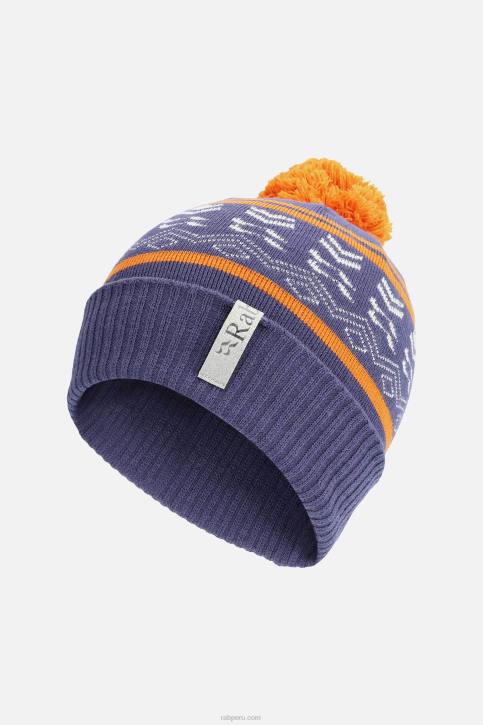 Gorro Con Pompón Khroma Tt64533 Azul Patriota/mermelada Unisexo Rab