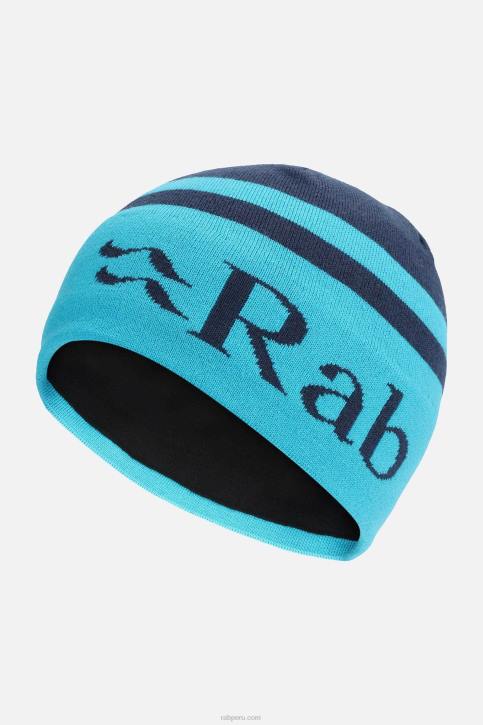 Gorro Rab Con Banda Del Logo Tt64538 Tinta Profunda/aguamarina Unisexo Rab