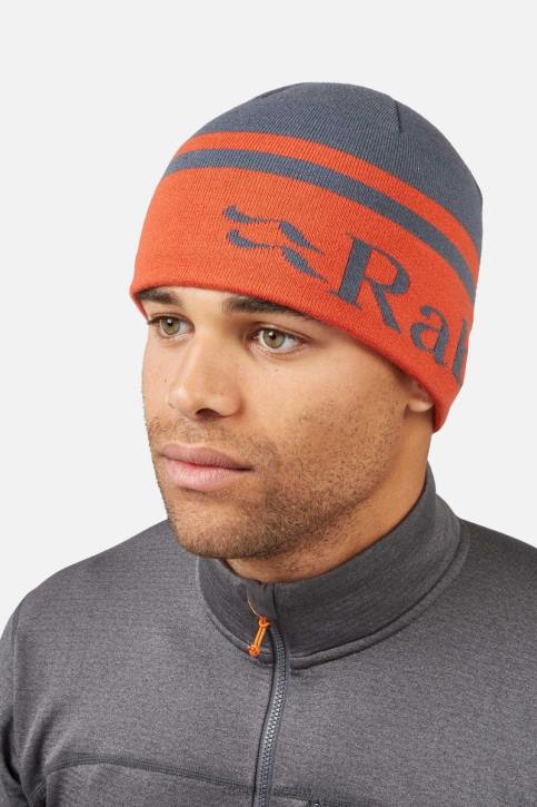 Gorro Rab Con Banda Del Logo Tt64541 Pomelo Orion Azul/rojo Unisexo Rab